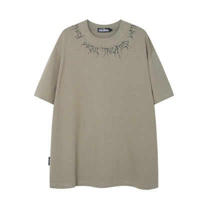 Statue Printed Short-sleeved T-shirt Men