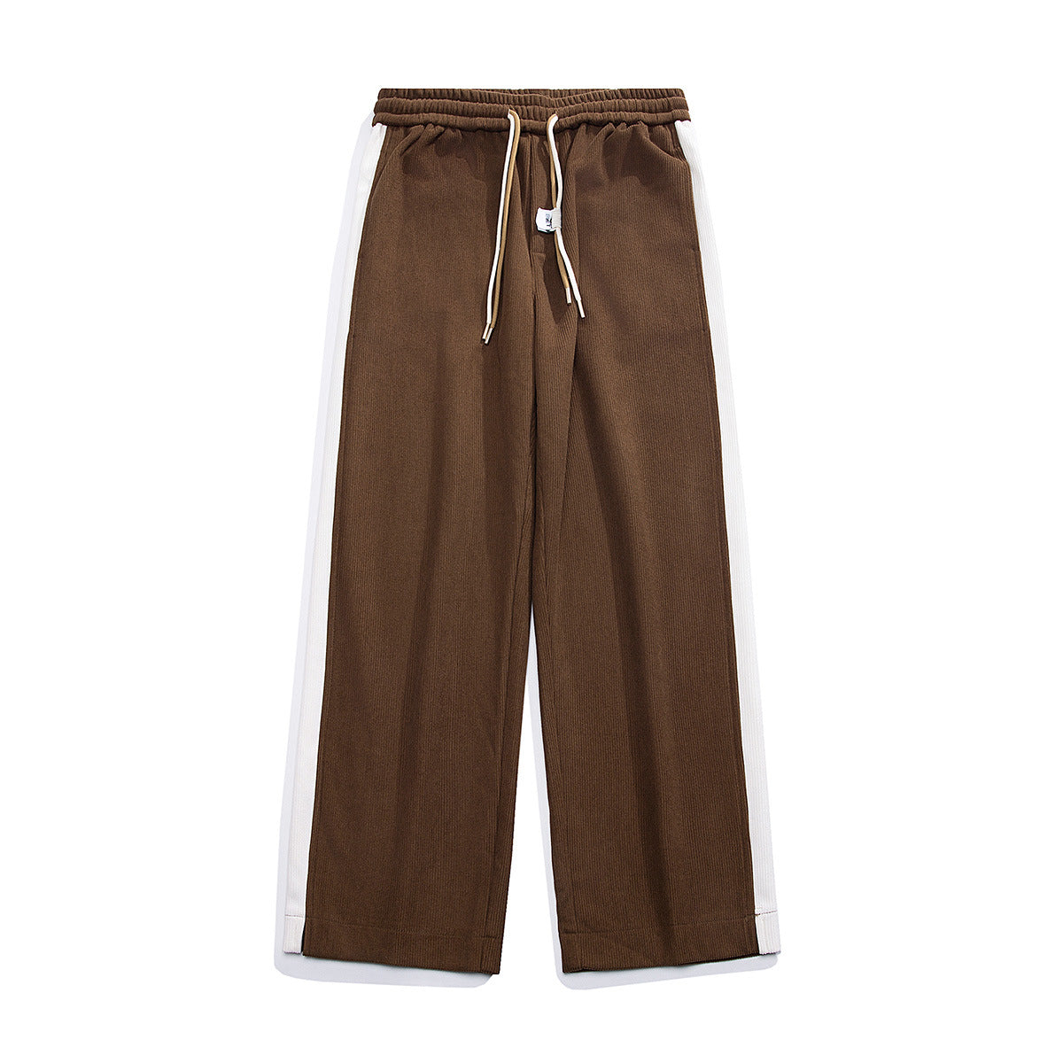 Side Stripes Corduroy Casual Pants Men