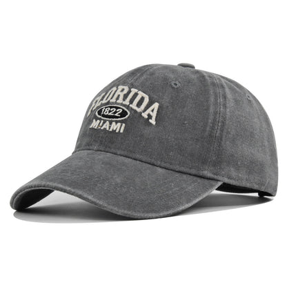 Retro Versatile Embroidered Baseball Cap