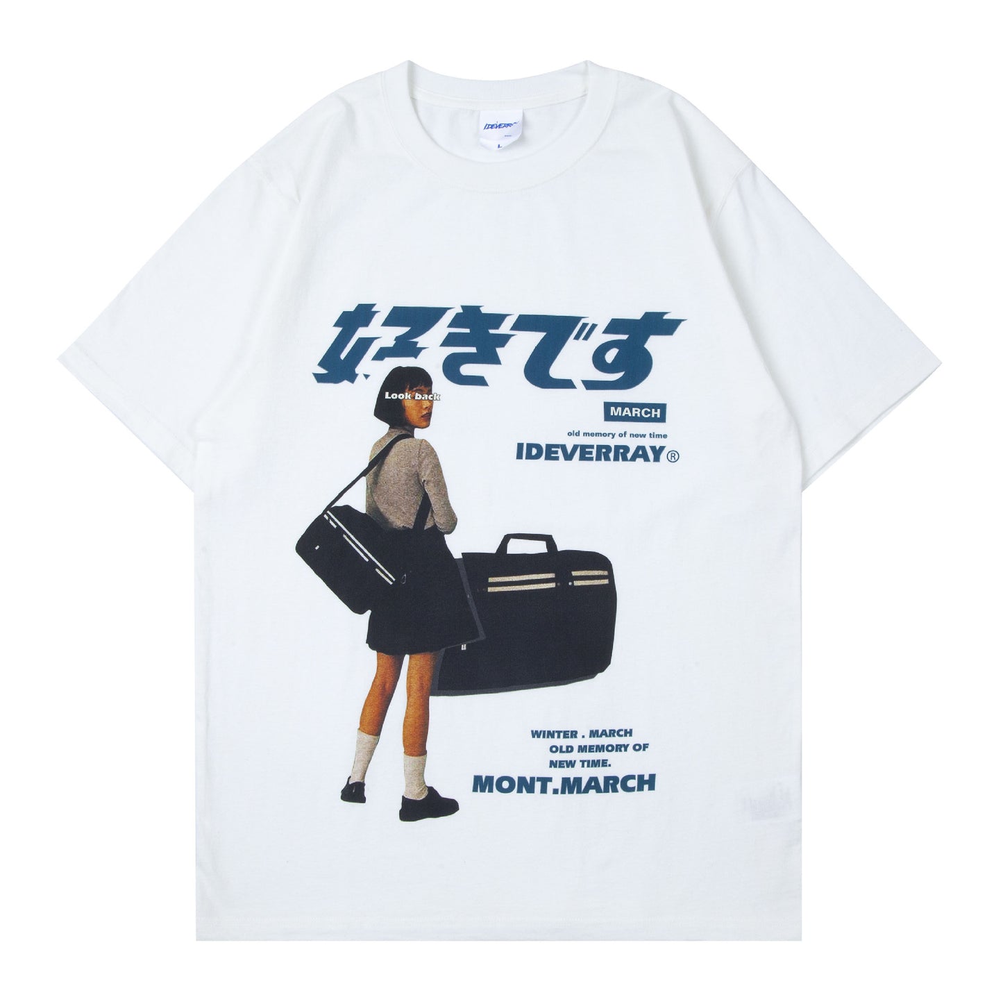 Loose Couple Character Printing Casual T-shirt Men And Women