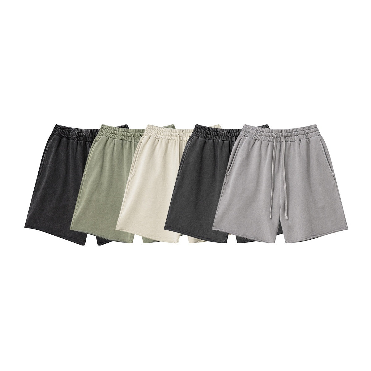 High Quality Curling Cropped Pants Casual Shorts Men