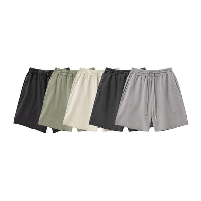 High Quality Curling Cropped Pants Casual Shorts Men