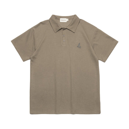 Printed Small Icon Polo Shirt Summer Simplicity Men