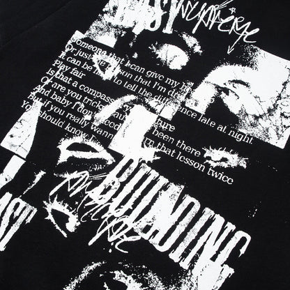 Fashion Abstract Printing Short-sleeved T-shirt Men
