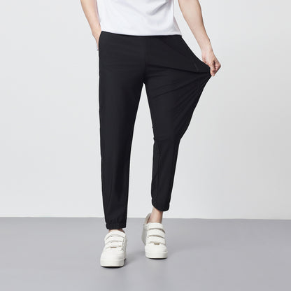 Ice Silk Cool Thin Casual Pants Ankle-length Pants For Men